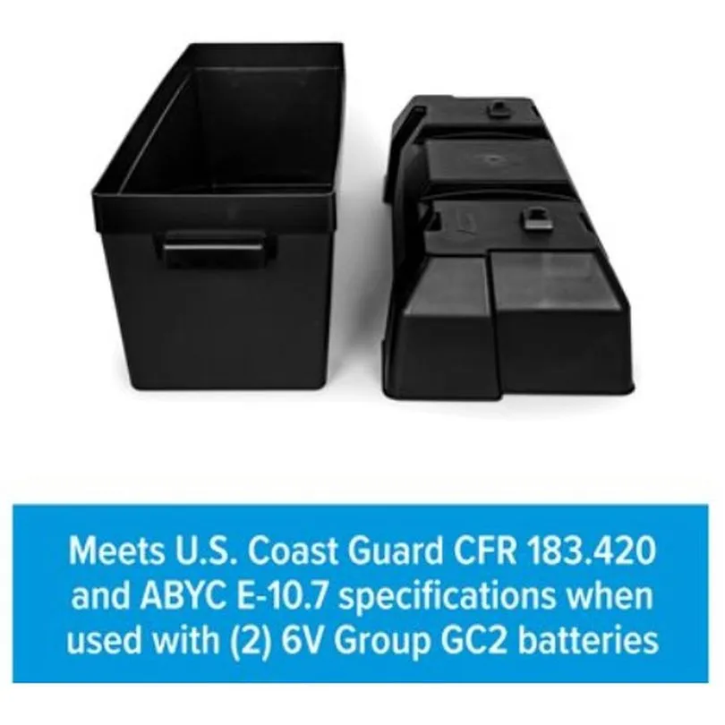 DOUBLE BATTERY BOX, END TO END